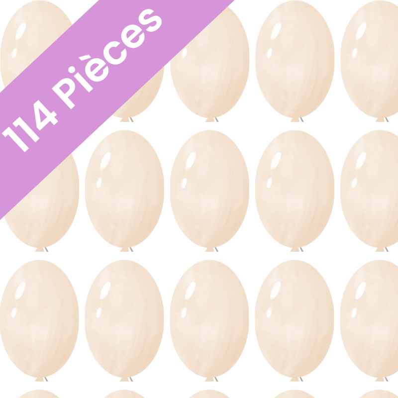 Arche De Ballon Beige