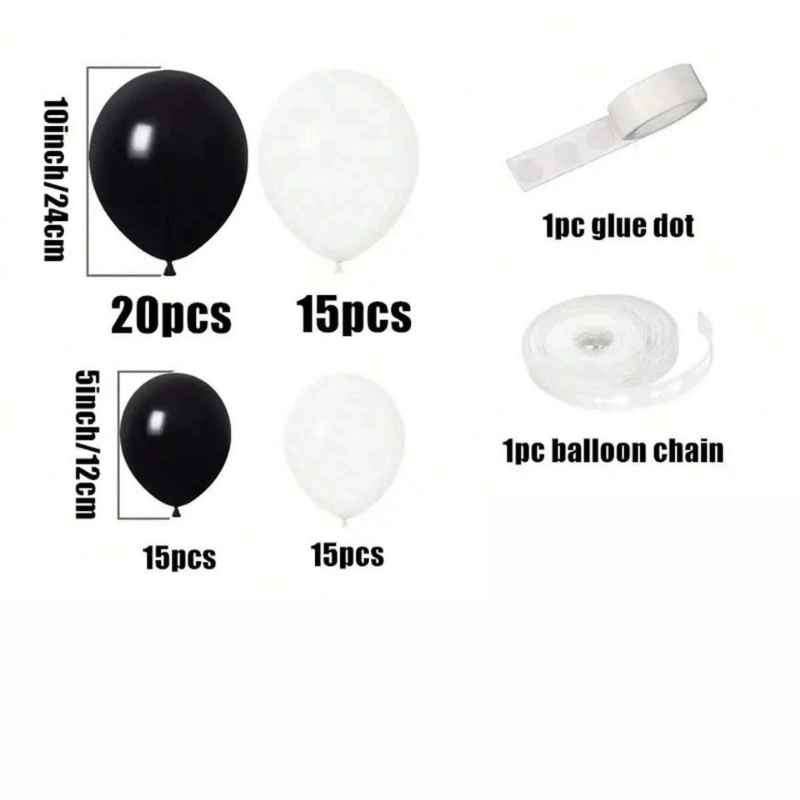 Arche Ballon Noir Et Blanc