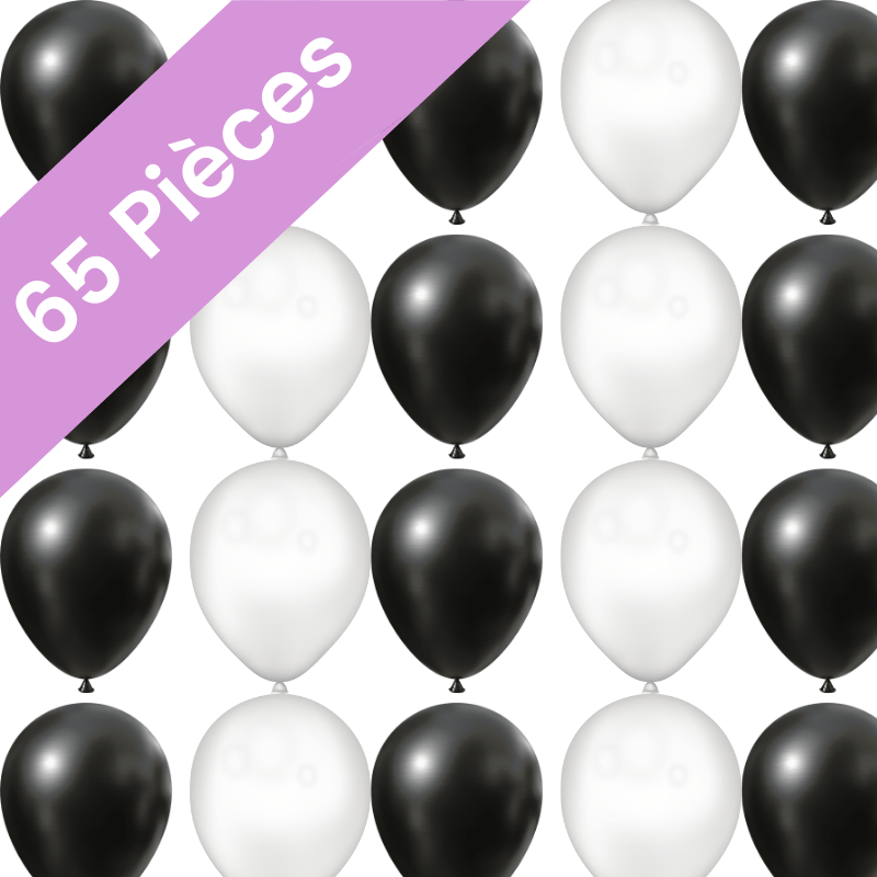 Arche Ballon Noir Et Blanc