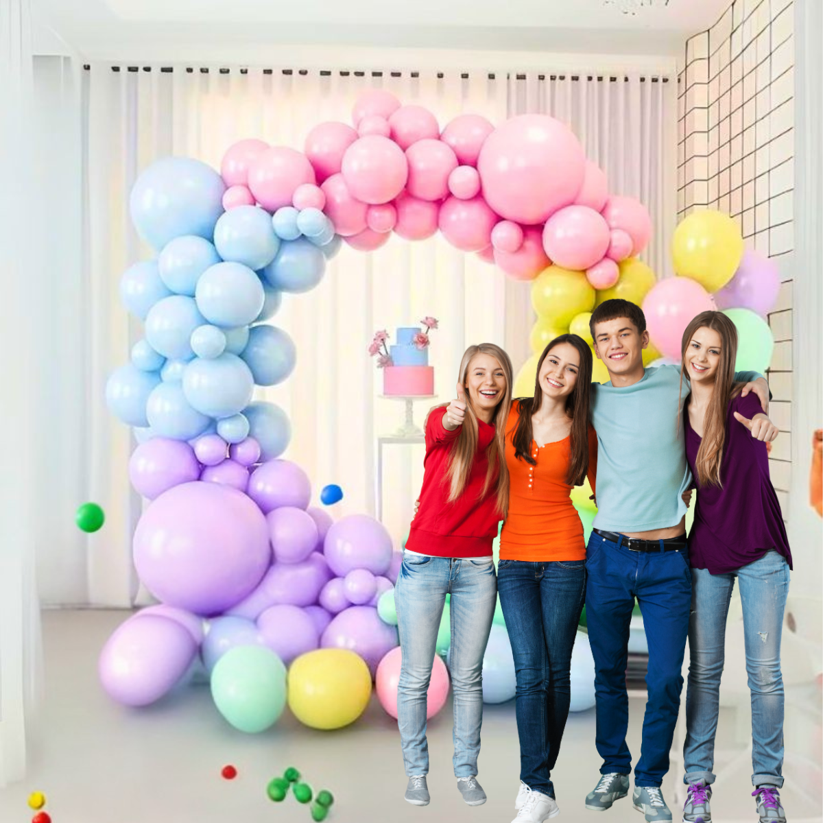 Arche de Ballon Pastel